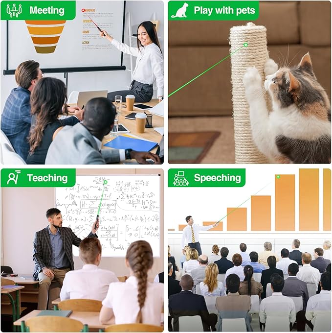 2 in 1 USB Type C Rechargeable Presentation Clicker