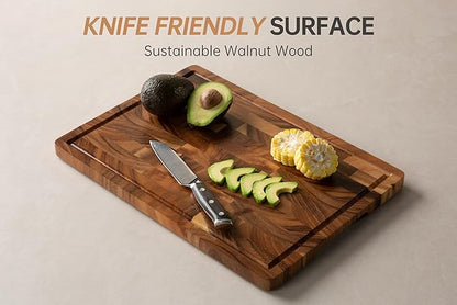 Walnut Wood Cutting Board, End Grain Wooden Cutting Boards