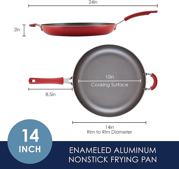 Rachael Ray Cook + Create Nonstick Frying Pan/Skillet