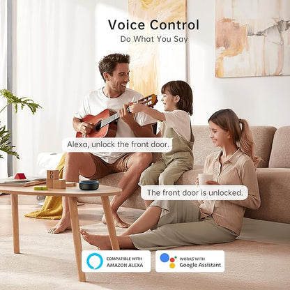Smart Deadbolt, SMONET Fingerprint Electronic Deadbolt Door Lock