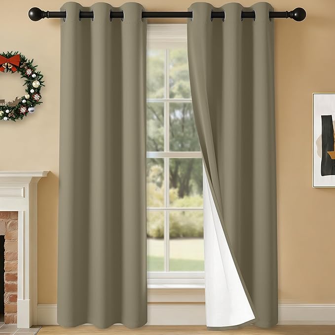 100% Blackout Curtains 84 Inch Length