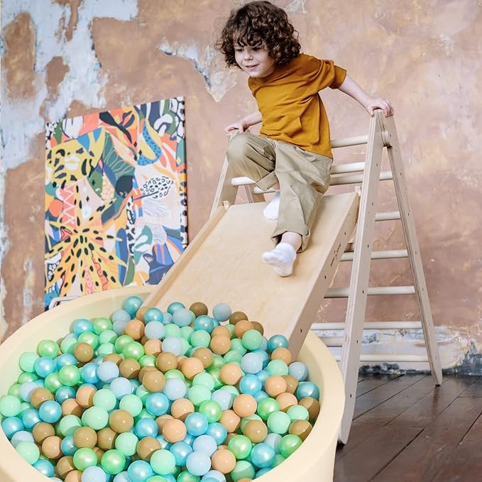 Realhaha Ball Pit Balls 50 100 200 500 Play Balls Plastic Balls for Baby Girls Toddlers Kids Play Tent Pool Playhouse Playpen Party Decoration