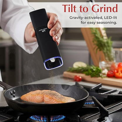 Automatic Salt and Pepper Grinder Set