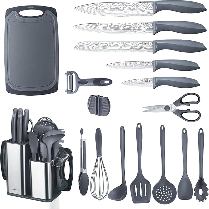 RAXCO Kitchen Set, 7-Piece Cooking Utensils, 5-Piece Kitchen Gadgets, 6-Piece