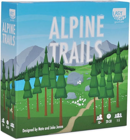 Alpine Trails | Strategic Tile Placement Board Game for Families