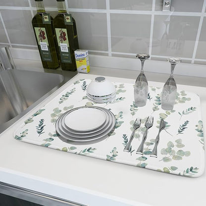 Eucalyptus Leaf Dish Drying Mat