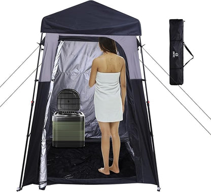 Nice C Camping Shower Tent, Instant Pop Up Privacy Changing Tent, Outdoor Shower Enclosure, Toilet Tents, Camping Bathroom, Oversize (Square ??1 Room)