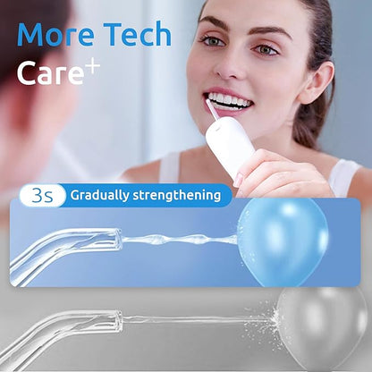 Water Flosser 6 Modes & IPX7 Waterproof Rechargeable Oral Irrigator Water Teeth