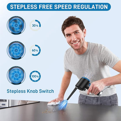 ATEngeus Compressed Air Duster, Electric Air Duster, Cordless Air Duster