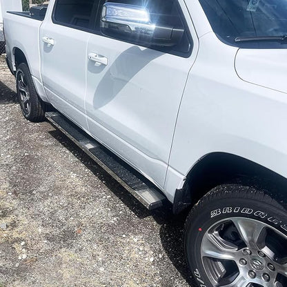 COMNOVA 6 Inch Running Boards Compatible with 2007-2021 Toyota Tundra Crew Max, Running Boards & Steps for Tundra(did not fit 2022-2025), Stainless Steel Side Steps, Truck Step Bars Nerf Bars.