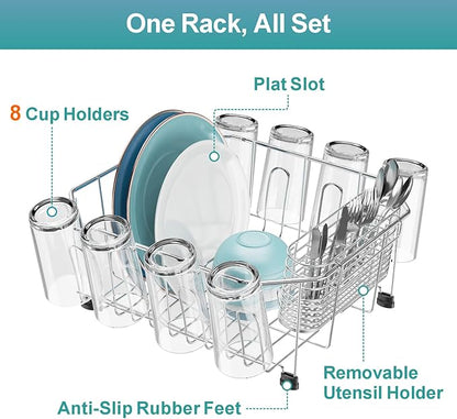 GSlife Small in Sink Dish Drying Rack