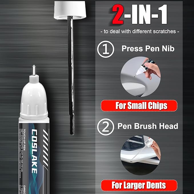 Car Touch Up Paint(Monterey Blue Pearl(LC5D)) for Volkswagen, Car Paint Scratch Repair Kit, Quick & Easy Solution to Repair, 2 in 1 Scratch Remover Pen with 2PCS Disposable Micro Applicators
