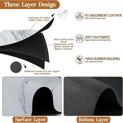 Dish Drying Mats for Kitchen Counter