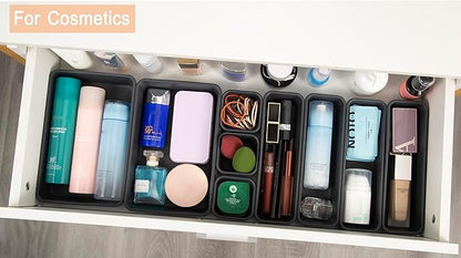 Kutesna 15 PCS Interlocking Desk Drawer Organizer Separator