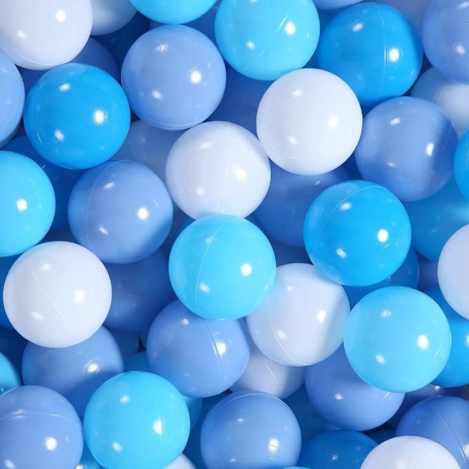 GOGOSO Plastic Balls Play Pit Balls for Baby Kid Ball Play Pit Play Yard, Baby Fance, Playpen, Playtent with 3 Colors,2.17inches