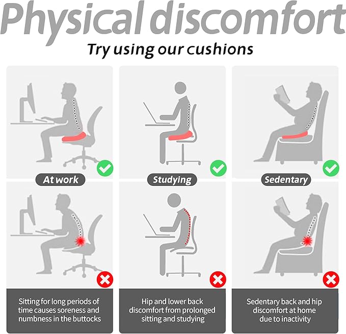Car Booster Bandage Seat Cushion for Short Adults Thick Breathable Mesh Height Adjustable for Driving, Office & Home Use Universal Fit for Cars, Trucks & Wheelchairs 15.7"x15.7"x4.7"-Gray