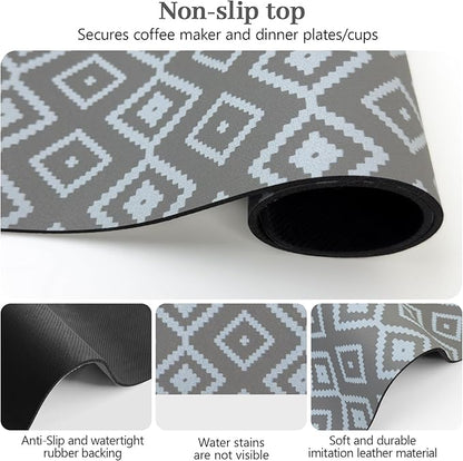Bloss Dish Drying Mat, 2025 Multiple Usage Coffee Bar Mat, Kitchen Counter Mat