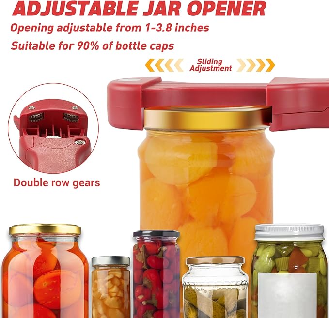 7 in 1 Jar Opener Bottle Opener and Wine Opener