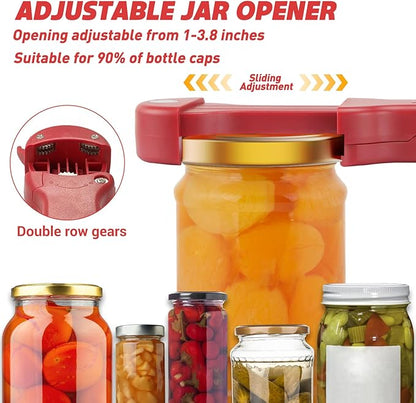 7 in 1 Jar Opener Bottle Opener and Wine Opener