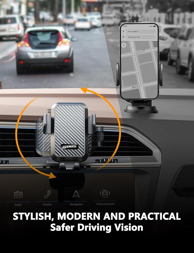 Wireless Car Charger, 15W Fast Charging Auto Clamping Car Charger Cell Phone Holder Mount Vent for iPhone 15 14 13 12 Mini Pro Max 11 XR XS X, Samsung Galaxy S23 Ultra S22 S21+ Note 20, etc