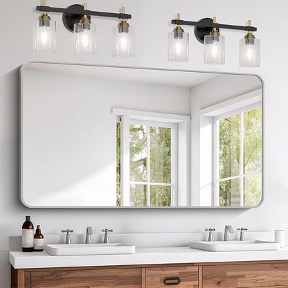 FORBATH 30x55 Inch Silver Bathroom Mirror