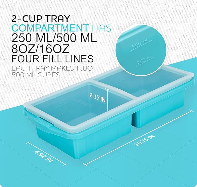 XOMOO Silicone Freezer Tray