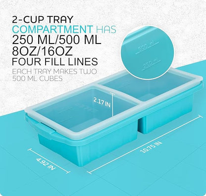 XOMOO Silicone Freezer Tray
