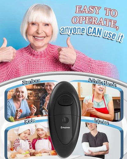 Electric Can Opener, One-Touch Automatic Hands Free Can Opener
