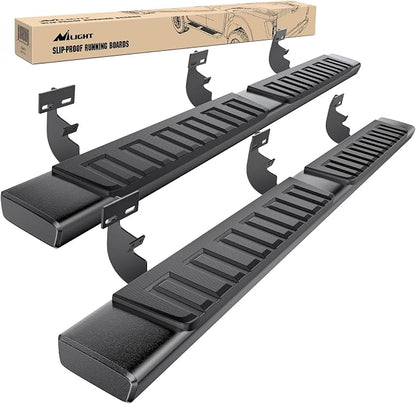 Nilight Running Boards for Dodge Ram 2009-2018 1500 Quad Cab 2019-2024 1500 Classic 2010-2024 2500 3500 6 Inch Slip-Proof Aluminum Bolt-on Side Step Nerf Bars