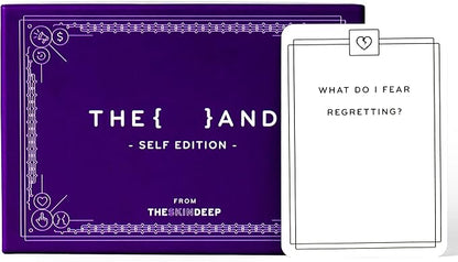(The and) Self Love Edition - 199 Self Reflection Cards to Improve Self Awareness - Self Care Question Card Deck to Prompt Mindfulness & Meditation - Explore Identity for Women & Men by The Skin Deep