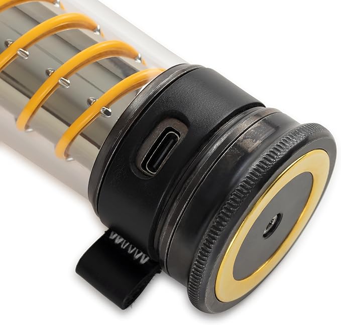 Barebones Edison Light Stick ??Tumbled Steel, USB Rechargeable LED Lantern and Flashlight with 7 Modes, 40+ Hour Run Time, Camping Essentials with Magnetic Base