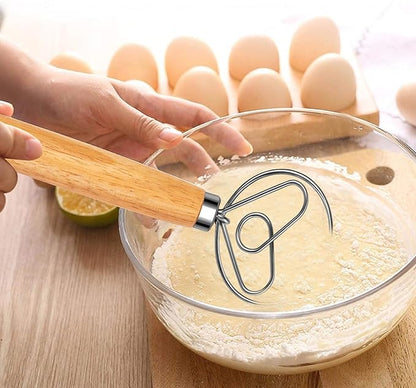 Danish Dough Whisk Stainless Steel Hook Dutch Bread Mixer