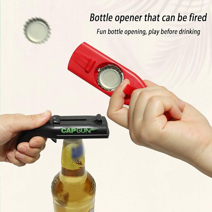 3PCs Cap Gun Bottle Opener