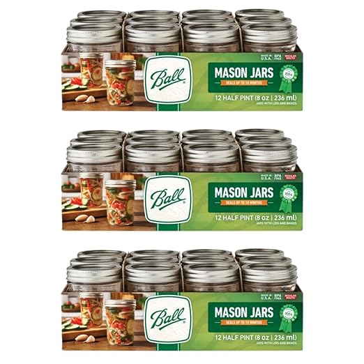 Ball Regular Mouth Glass Mason Jars