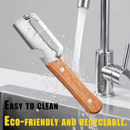 2Pcs Vegetable Peelers For Kitchen, Premium Fruit Stainless Steel Peeler