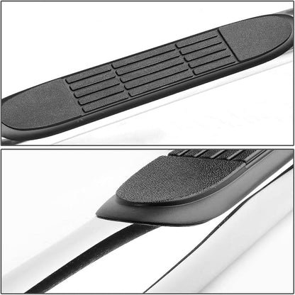 Auto Dynasty 3 Inches Running Boards Compatible with 2005-2020 Toyota Tacoma Double Cab Side Step Nerf Bars, Stainless Steel, Polished Chrome