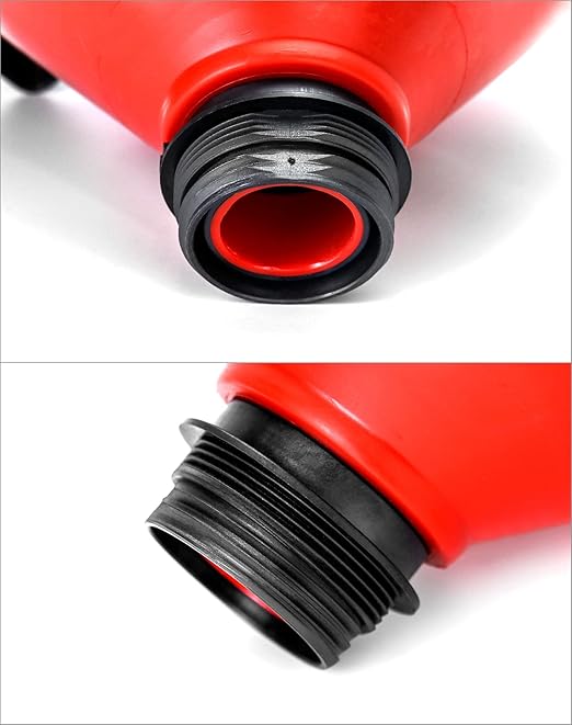 QWORK 4 Quart Lockable Drum Funnel