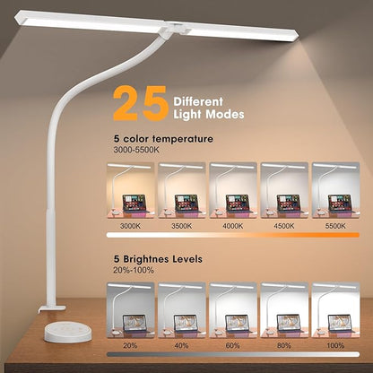 Pzloz Led Desk Lamp for Office Home