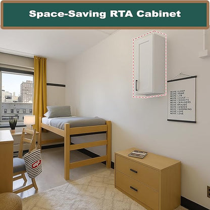 Wall Cabinet, Kitchen Wall Cabinet, Medicine Cabinet, 2 Adjustbale Shelves