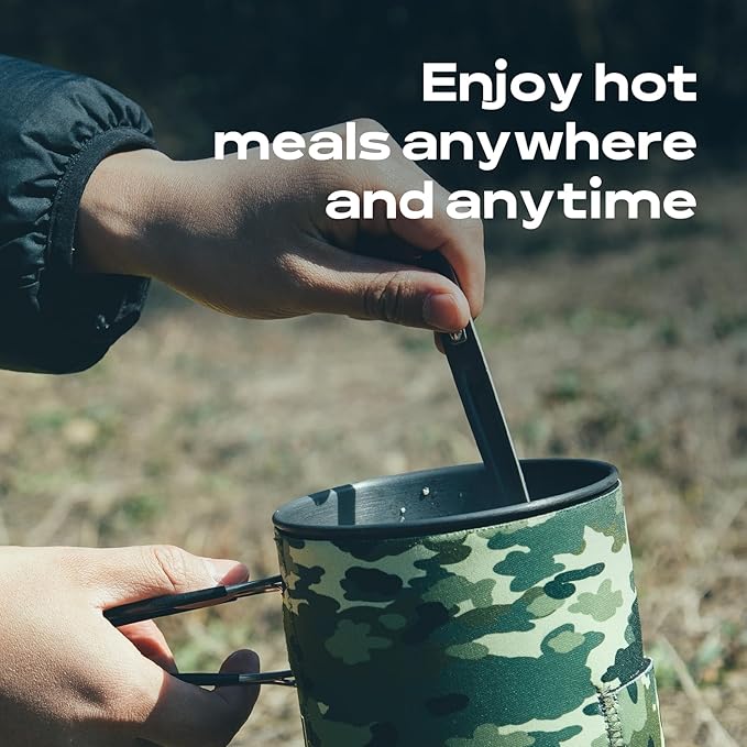 Fire-Maple "Fixed Star 1" Personal Cooking System | Pot/Jet Burner Stove System with Electric Ignition | Ideal for Hiking, Camping, Backpacking, Fishing, Hunting Trips and Emergency Use