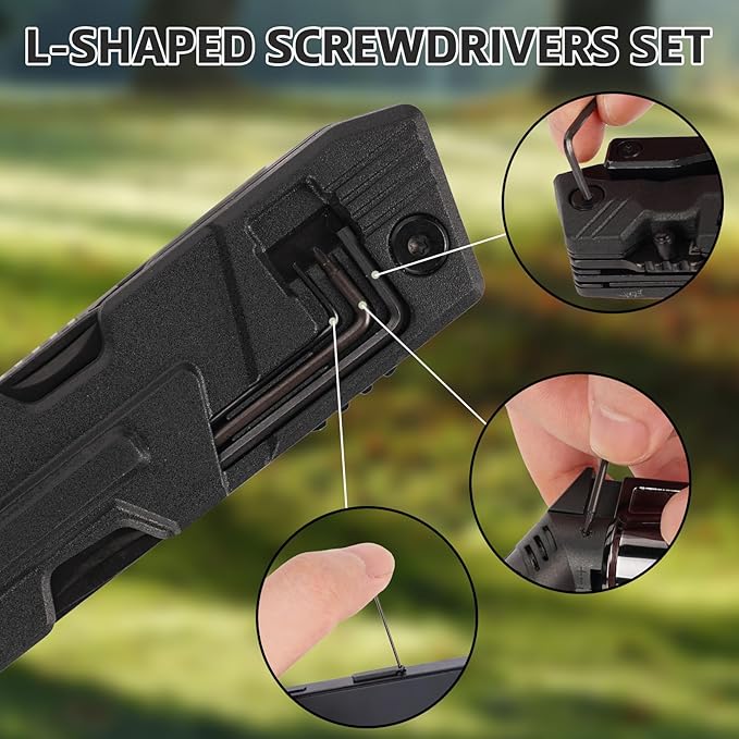 Titorld Multitool Pocket Knife Folding Knife for Men 21 in 1, Christmas Stocking Stuffers, Anniversary Birthday Gifts for Men Dad Him Husband, Cool Outdoor Camping Hiking Fishing Tools Gift Ideas