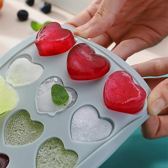 Heart Shaped Ice Cube Trays