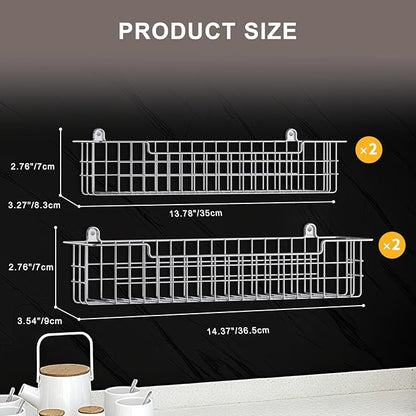 Spice Rack Wall Mount, Spice Holder Shelf Saving Space