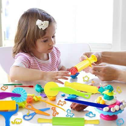 LCY WEDSHI Dough Tool Set, Dough Accessories Includes Animal Molds, Cutters