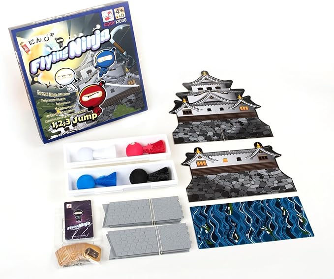Flying Ninja Kids Table top Board Game, Trains Motor Skills and Focus