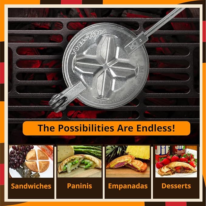 Tid Bit Handheld Sandwich Maker, Portable Sandwich Grill & Panini Press