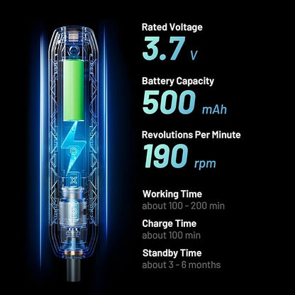 EZARC Electric Screwdriver Set, 181 in 1 Cordless Screwdriver, 3 Torque Settings