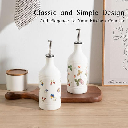 Sweejar Ceramic Olive Oil Dispenser Bottle