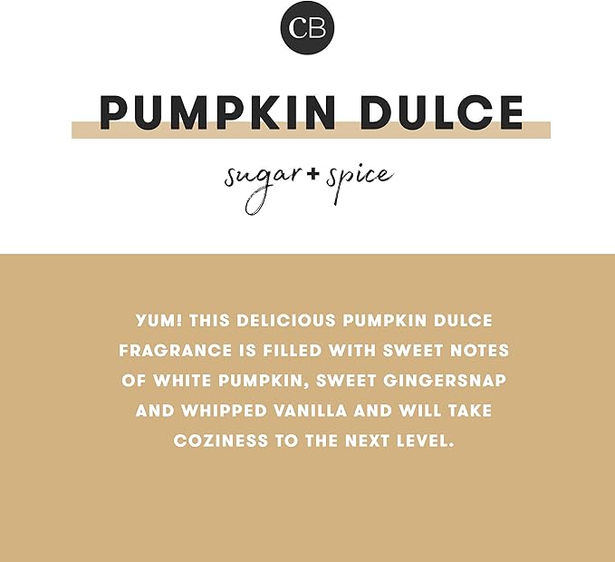 Capri Blue Signature Glam Jar Candle - Long Lasting Soy Wax Blend - Glitter Candles for Home Scented with Luxury Holiday Scents (Pumpkin Dulce, 19 oz)