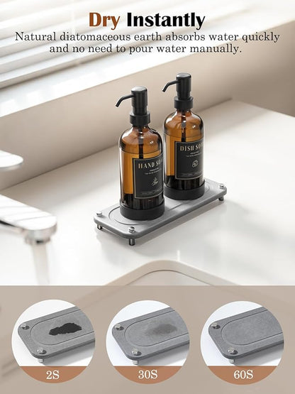 Luxspire Soap Dispenser Set, Hand Soap Dispensers